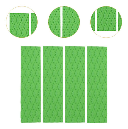 Almohadillas De Tracción Para Tabla De Surf, Verde