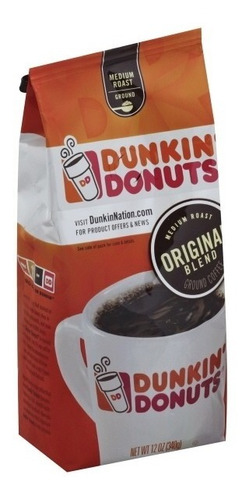 Bolsa De Café Molido Tostado Dunkin' Donuts Original, De