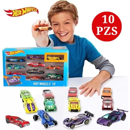 Vehículo de Juguete Hot Wheels Paquete de 10 Autos