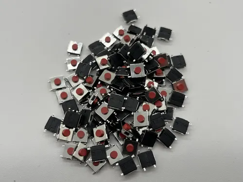 100 X Boton Pulsador Tactil Switch Smd 4 Pines 6x6x3mm
