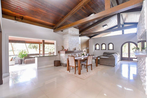 Casa Com 4 Dormitórios À Venda, 441 M² Por R$ 2.200.000 - Mercês - Curitiba/pr - Ca0108