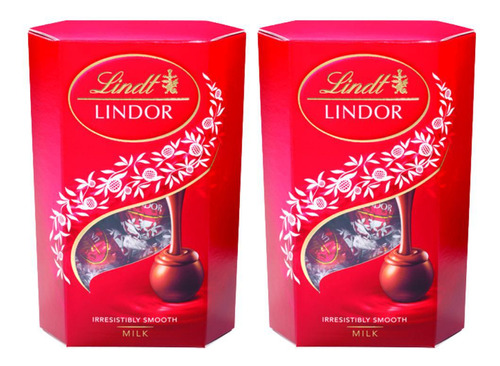 Kit Bombons De Chocolate Suiço 2 Caixas De 75g - Lindor