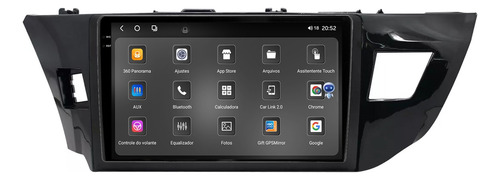 Multimidia Corolla 18/19 9p Octacore Carplay 8gb 256gb Tpros