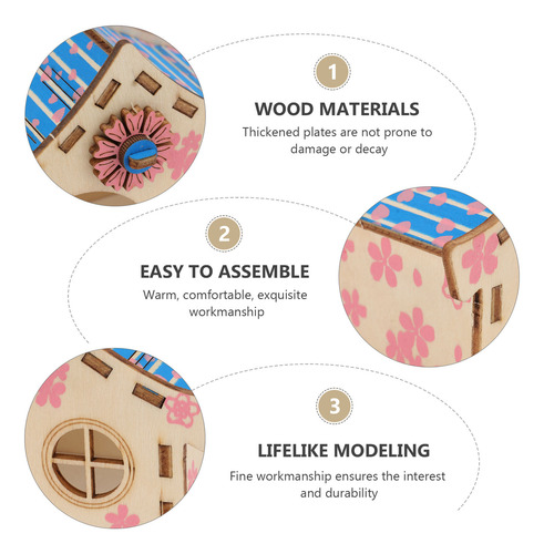 Juguetes De Madera Para Hacer Ejercicio Con Forma De Hámster