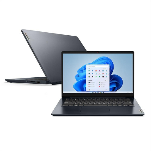 Notebook Lenovo Ideapad 1i I7-1255u 16gb 512gbssd Irisxe W11 Cor Abyss blue