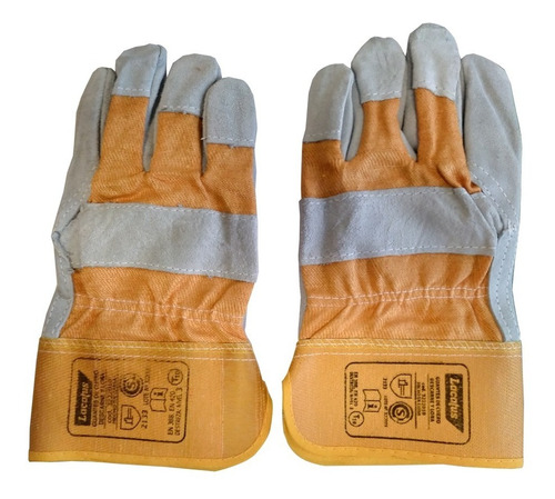 Guantes De Trabajo Descarne Y Lona Reforzados Pack X 24