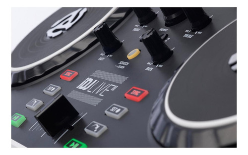 Controlador DJ Numark iDJ Live II negro y blanco