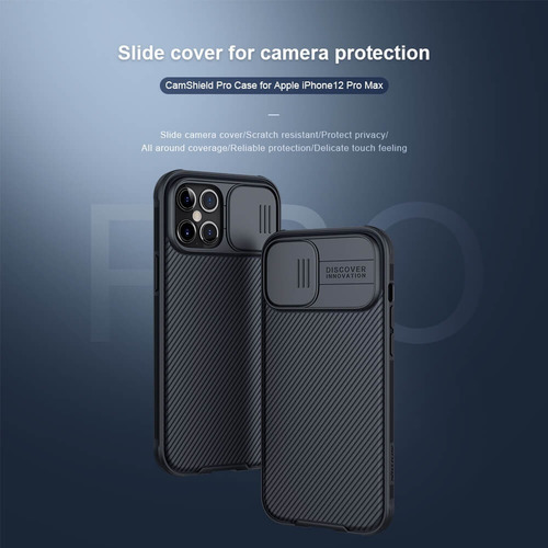 Carcasa Nillkin Camshield Pro Para iPhone 12 /pro/ Pro Max