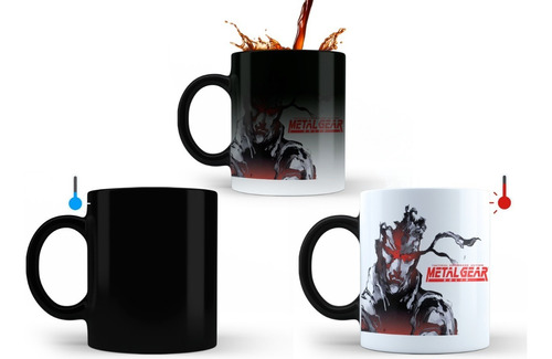 Taza Mágica Regalo Metal Gear Solid Snake Mgs Ps1 Artaza