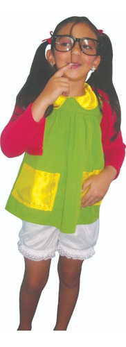 Disfraz  Vestido De La Chilindrina - Chavo Del 8