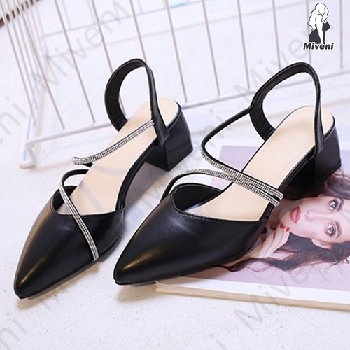 Sandalias Elegante De Moda Tacón Alto Para Mujer Con Correas
