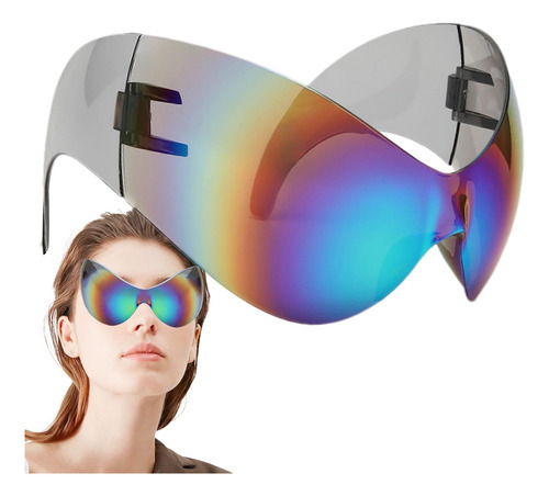 Gafas Hombre,gafas | Gafas De Sol Futuristas Sin Montura