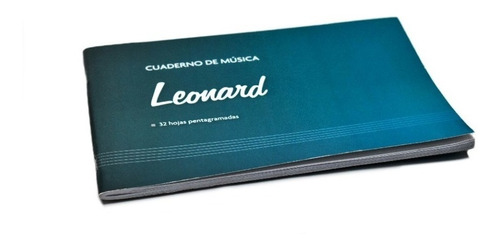 Cuaderno Pentagramado De 32 Hojas Leonard Musica