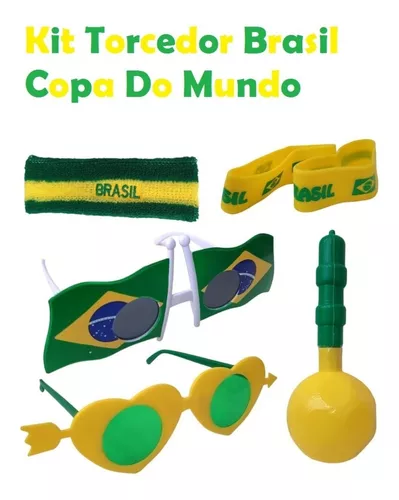 Kit Torcedor Copa do Mundo Exclusivo - Hoje Tem Jogo