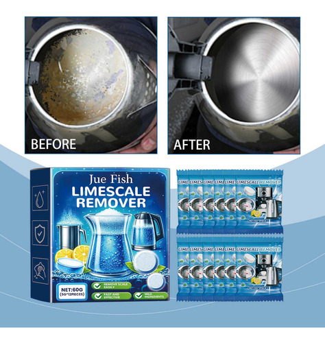 Tabletas Eliminadoras De Cal Kettle, Tabletas Desincrustante