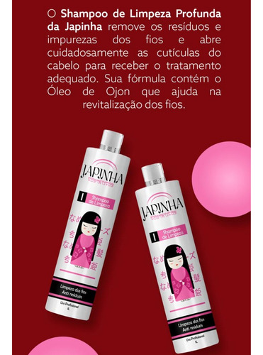 Kit Progressiva Japinha Óleo De Ojon Liso Extremo 1l+