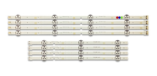 Imagen 1 de 4 de Kit Leds Samsung Un43j5200, Un43j5200af P2s1 - Aluminio, Nvo