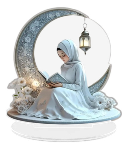 Decoración De Letrero De Mesa De Y Niña Plana Acrílica