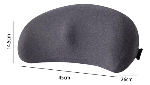 Almohada De Apoyo Lumbar De Espuma Viscoelástica, Correas