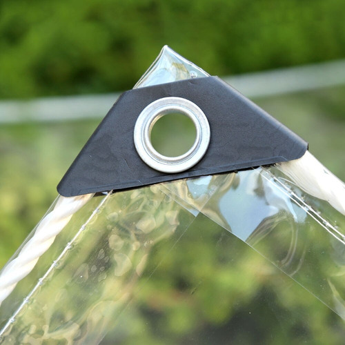 Lona Transparente Pvc 2 X 2 Bordes Reforzados Con Cuerda