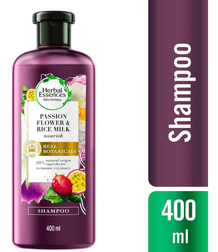 Shampoo Herbal Essences Bio Renew Passion Flower And Rice Milk 400ml