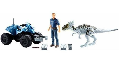 Jurassic World Deluxe Pack De Historias Offroad Tracker Atv