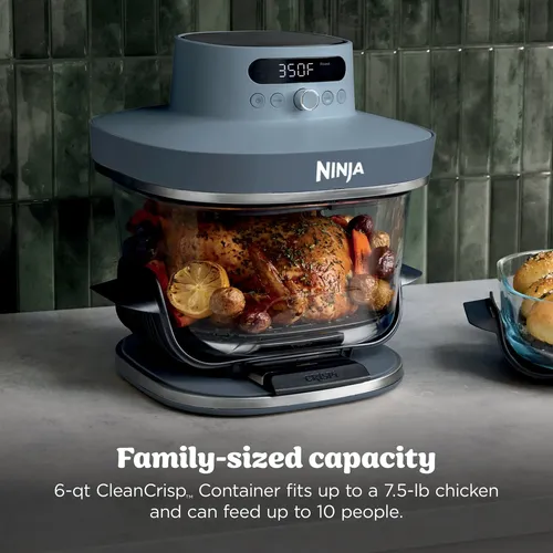 Ninja Crispi Pro 6-in-1 Glass Air Fryer - Cyberspace | MercadoLivre