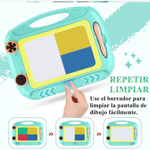 Fe Tablero De Dibujo Magnético Para Mesa Infantil
