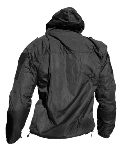 Campera Gorotex Táctica Unisex Negra
