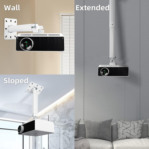 Suptek Mini Proyector Extendido Soporte De Techo A...
