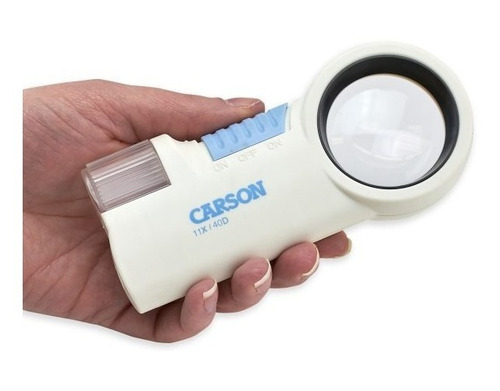 Lupa Magniflash 11x Luz Led Carson