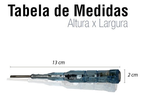 Imagem 5 de 7 de Chave Teste Fenda 14,5cm Detectara Energia Elétrica Promoção