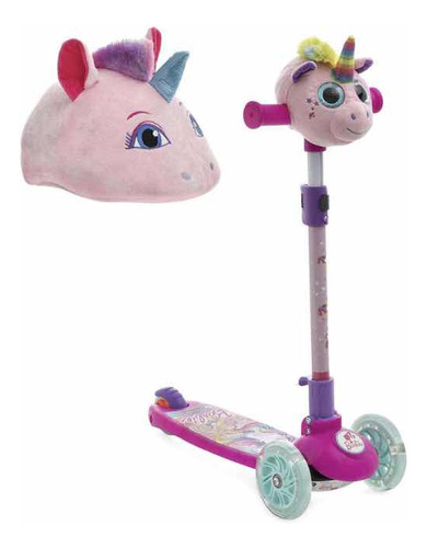 Scooter Barbie Unicornio Con Casco