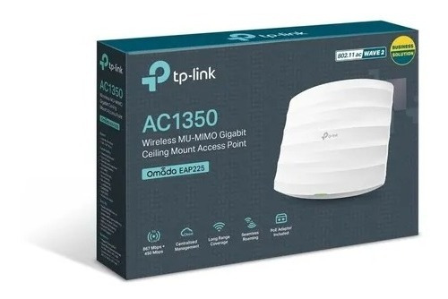 Punto De Acceso Tp-link Eap225 Mu Mimo Wifi Ac1350 De Techo 