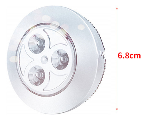 Paquete De 5 Lámparas Led Inalámbricas Para Grifos Nocturnos