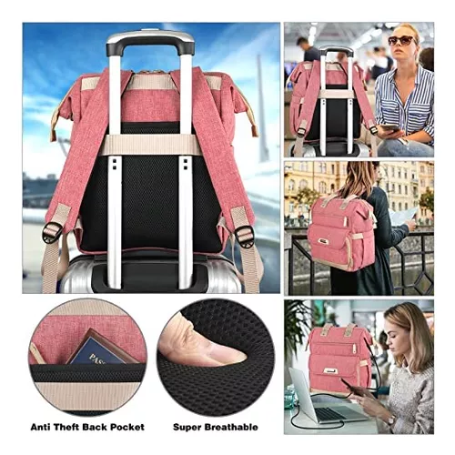 Bolso de mochila convertible marrón Bolso de mano convertible para mujeres  Bolso de mochila de cuero Mochila de cuerpo marrón Mochila de cuerpo  cruzado Mochila convertible para computadora portátil -  México