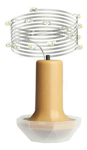 Led Solar -fairy String Luces Botella Vino Cobre Corcho B7i6