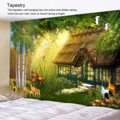 Tapiz De Pared Con Forma De Cuento De Hadas Con Forma De Bos