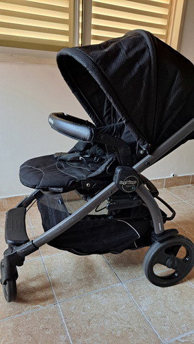 Cochecito Bebe Book 51 Peg Perego +mosquitero+ Capota Lluvi Negro (Usado)
