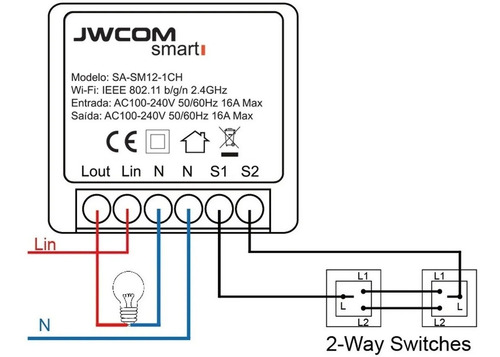 Interruptor Wifi Mini 16a Smart Funciona Com iPhone Siri Ios