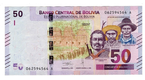 Bolivia - Billete 50 Bolivianos - 062594564 A