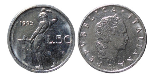 Italia 50 Liras 1995 * Tipo Pequeño It#01 (Usado)