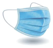 Comprar 50 Cubrebocas DL Tricapa Quirurgico Tapabocas Mascarilla Azul Caja con 50 piezas