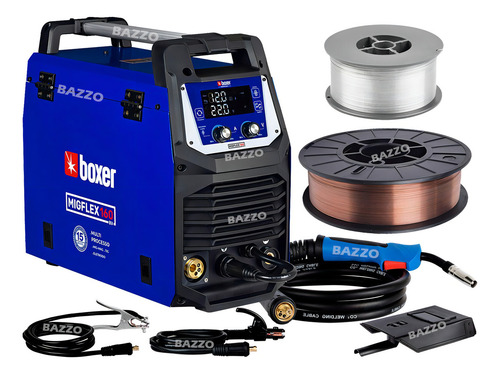 Maquina Solda Inversora Mig Flex 160 220V Boxer Tig Arames