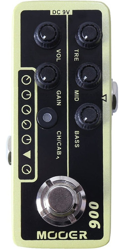 Mooer Audio 006 us Classic Deluxe Micro Preamplificador Pe.