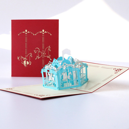 * Carrusel De Tarjetas De Felicitación Desplegables En 3d