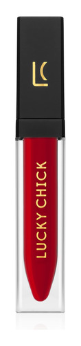 Lucky Chick Brillo Labial Liquido - Desire, Rojo Fresco, Ing