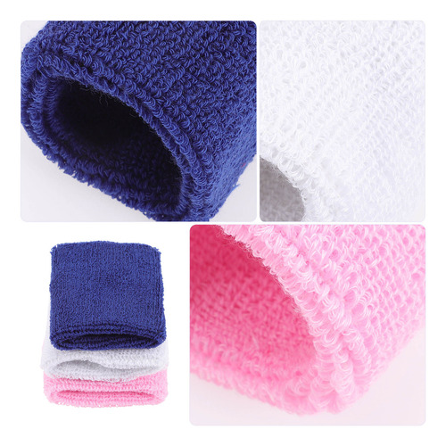 6 Pares De Pulseras Elásticas Transpirables Con Soporte Para