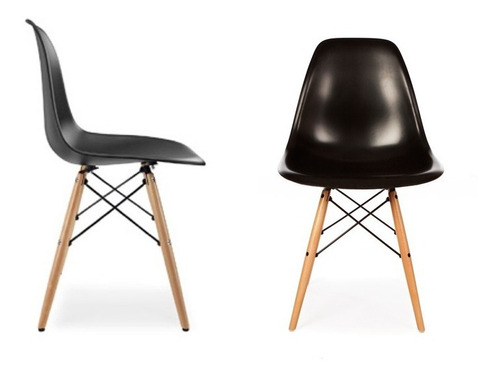 Juego Comedor Eames Mesa Redonda 120cm + 6 Sillas Eames