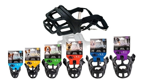 Bozal Canasta Permite Jadear Beber Perros Zeus Alpha T6 Xxl Negro Grande